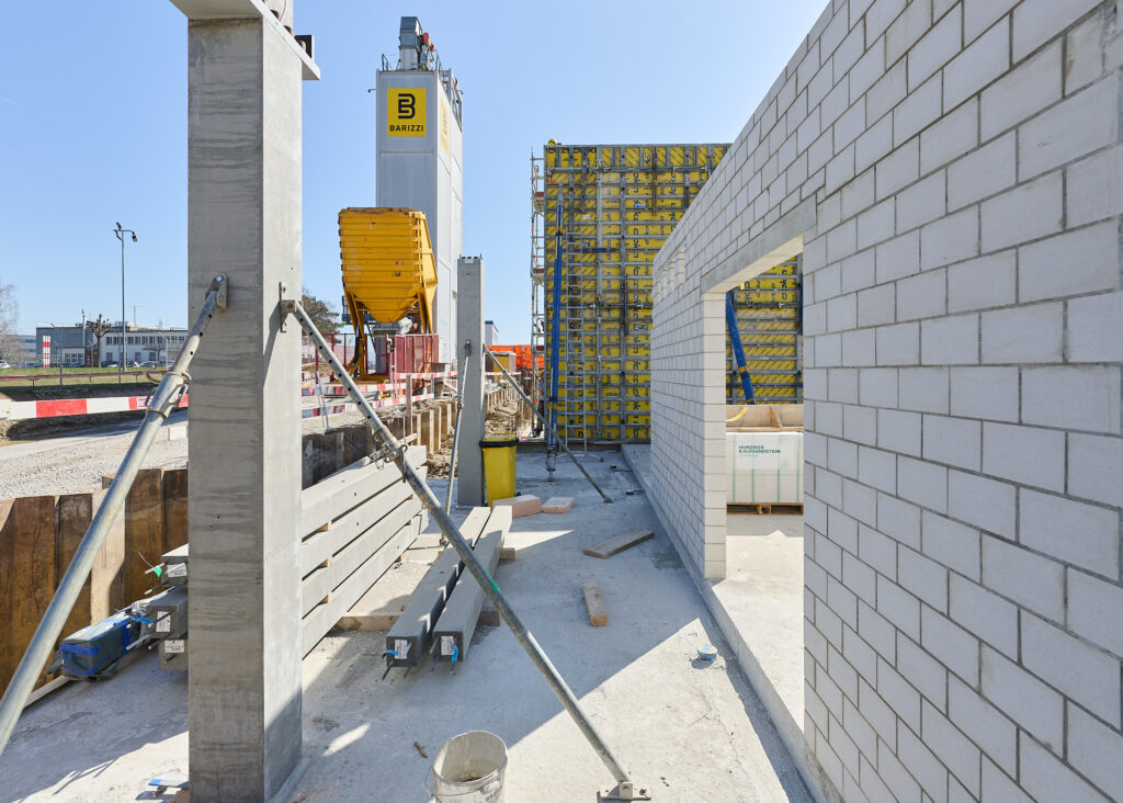 Baustelle Sportzentrum Zürich März 2025