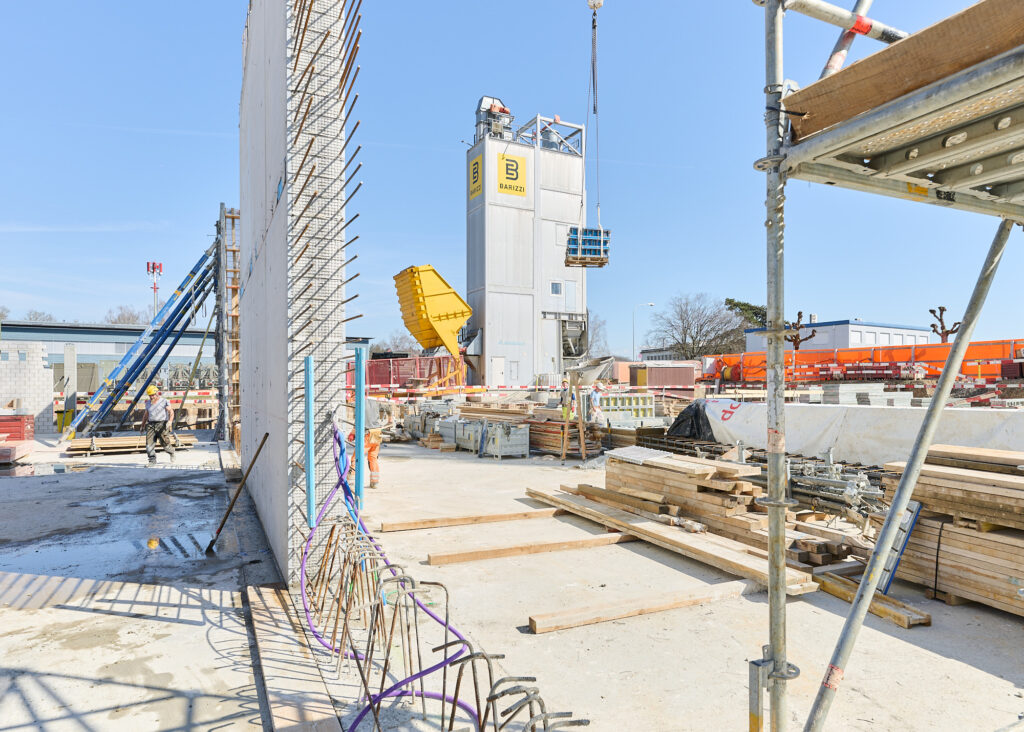 Baustelle Sportzentrum Zürich März 2025