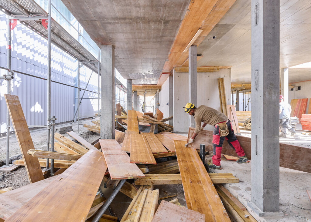 Baustelle Sportzentrum Zürich März 2025