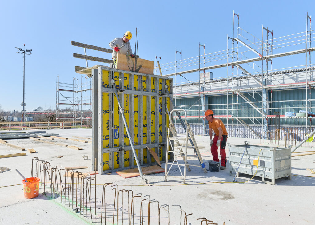 Baustelle Sportzentrum Zürich März 2025