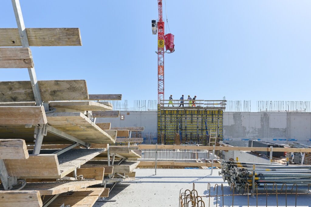 Baustelle Sportzentrum Zürich März 2025