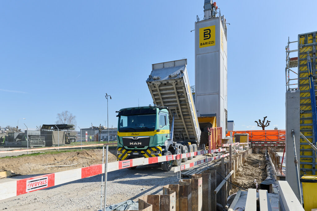 Baustelle Sportzentrum Zürich März 2025